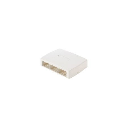Panduit Electrical Box, Outlet Box Type, ABS CBXQ6WH-A